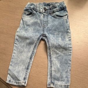 Kids Light Blue Denim Jeans with Elastic Waist